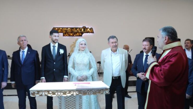 Mansur Yavaş ile Melih Gökçek Nikah Şahidi Oldu