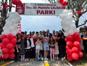 Mengen’de Çocuk Parkı 15 Temmuz Kahramanı Doç. Dr. Mustafa Çalışkan Adıyla Açıldı