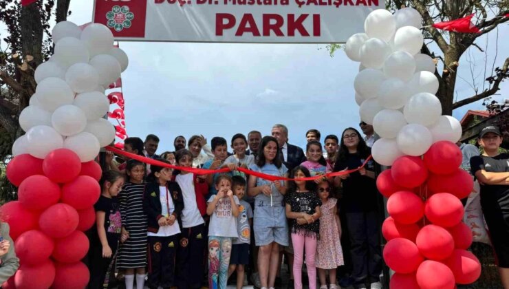 Mengen’de Çocuk Parkı 15 Temmuz Kahramanı Doç. Dr. Mustafa Çalışkan Adıyla Açıldı