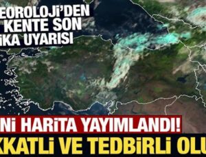 Meteoroloji’den Beş Kente Son Dakika Uyarısı!