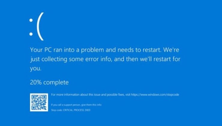 Microsoft Şaşırtmadı: Yeni Güncelleme ile Bilgisayarlar Çöküyor