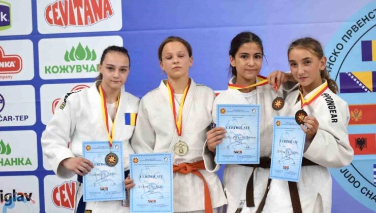 Minikler Judo Balkan Şampiyonasında Düzceli Sportmenler Kürsüde Yerini Aldı