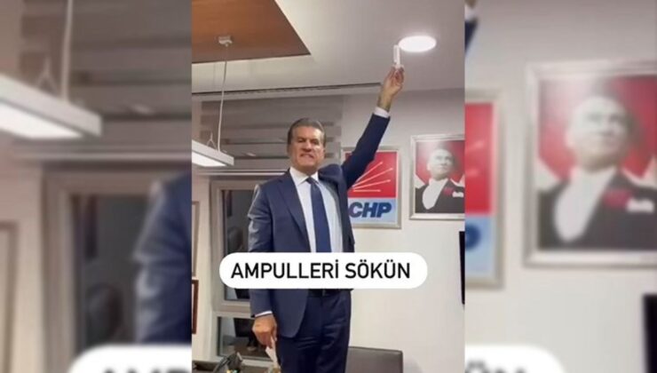 Mustafa Sarıgül de ‘Işık’ Hareketine Katıldı: Ampulleri Sökün