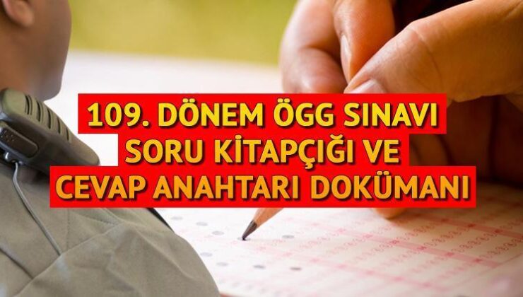 Ögg A,B Soru Kitapçığı ve Cevap Anahtarı Dokümanı Pdf Ekranı || Egm 109. Dönem Özel Güvenlik Sınavı Soruları ve Yanıtları Saat Kaçta, Ne Zaman Yayınlanacak, Nasıl Görüntülenir?