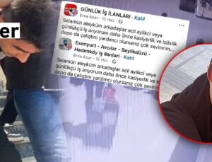 Ölüme Götüren İlan Ortaya Çıktı