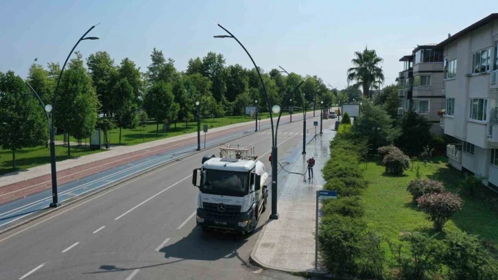 Ordu’da Caddeler Temizleniyor