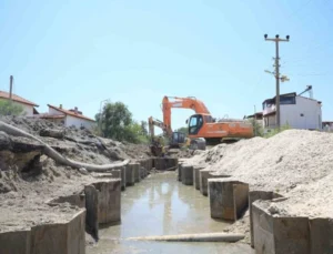 Ören’de Kanalizasyon İnşaatının Yüzde 63’ü Tamamlandı