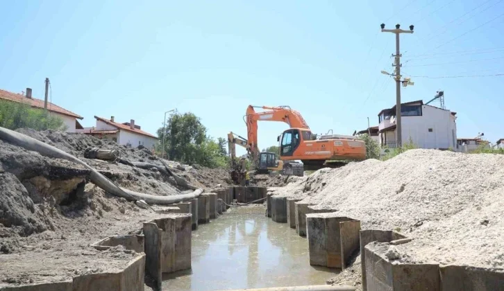 Ören’de Kanalizasyon İnşaatının Yüzde 63’ü Tamamlandı