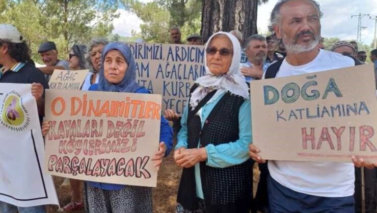 Orman Arazisine Mermer Ocağı Çed Toplantısına, Bölge Halkından Tepki