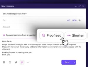 Proton Mail İçin Yapay Zeka Yazma Asistanı Scribe Geldi