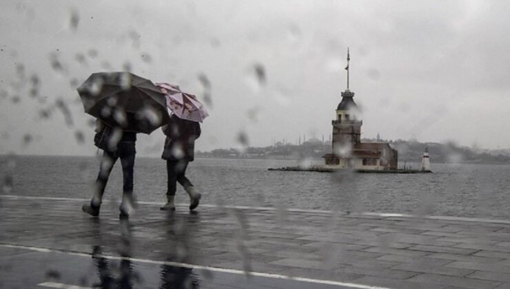 Saat Verdiler: İstanbul’a Gök Gürültülü Sağanak Geliyor!