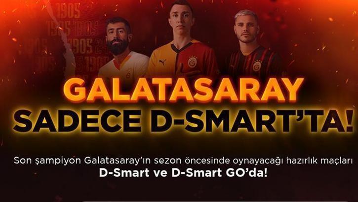 Şampiyon Galatasaray, D-Smart ile Alana İniyor