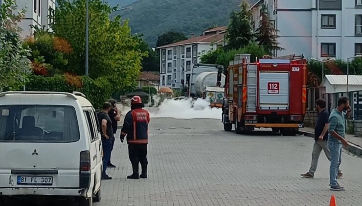 Sapanca’da Medikal Oksijen Tankerinde Sızıntı Olayı