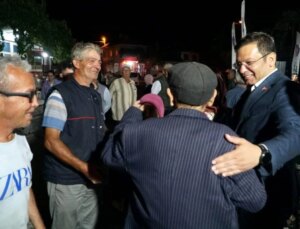 Sındırgı Belediye Başkanı Serkan Sak Gölcük Mahallesi’nde Halk Buluşması Düzenledi