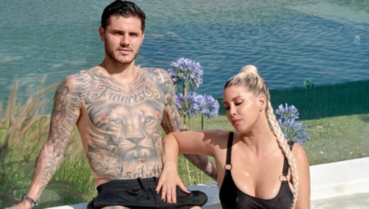 Sınır Tanımayan Wanda Nara, Mauro Icardi’yle Banyodan Çırılçıplak Video Paylaştı