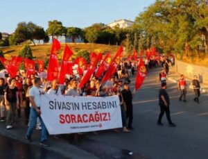 Sivas Katliamı’nın 31. Yılında TKP’den Anma Yürüyüşü