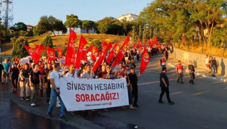 Sivas Katliamı’nın 31. Yılında TKP’den Anma Yürüyüşü