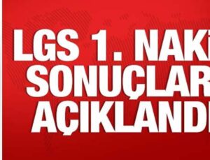 Son Dakika! Lgs 1. Nakil Yerleştirme Sonuçları Açıklandı