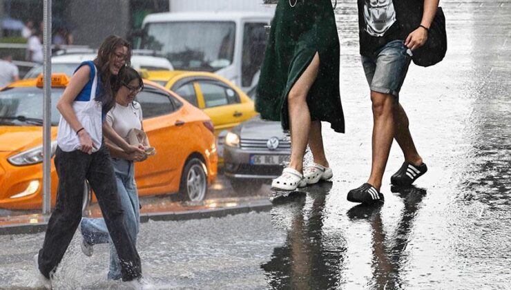 Son Dakika… Meteoroloji Haritayı Güncelledi! İstanbul Dahil Sağanak Alarmı