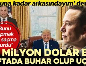 ‘Sonuna Kadar Trump’ı Destekliyorum’ Demişti… Musk’ın Söz Verdiği Ayda 45 Milyon Dolarlık Destek Bir Haftada Buhar Olup Uçtu!