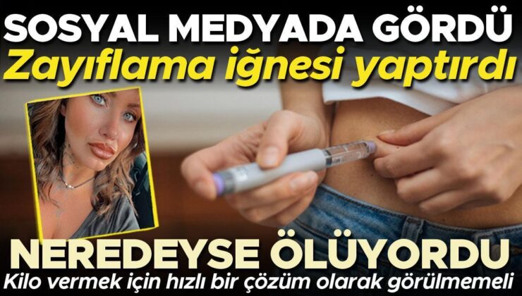 Sosyal Medyada Reklamını Gördü, 20 Sterlinlik Zayıflama İğnesinden Yaptırdı Ama Neredeyse Ölüyordu