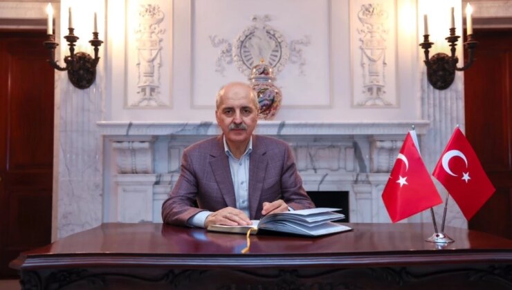 TBMM Başkanı Numan Kurtulmuş, Türkiye’nin Washington Büyükelçiliği’ni Ziyaret Etti