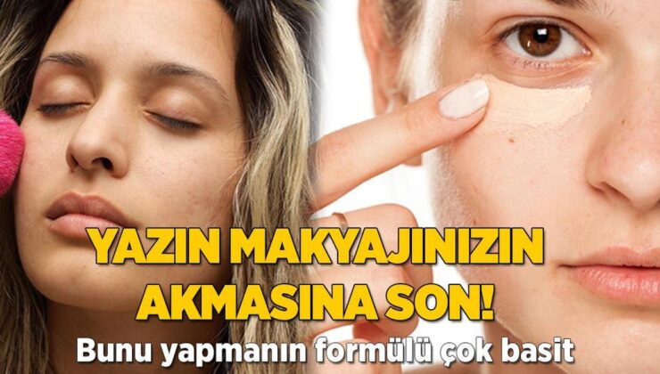 Terlemeye Karşı En Etkili Makyaj! Formülü Halbuki Çok Kolaymış