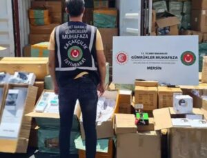 Ticaret Bakanlığı: Mersin ve İstanbul’da 521,1 Milyon Liralık Kaçak Eşya Ele Geçirildi