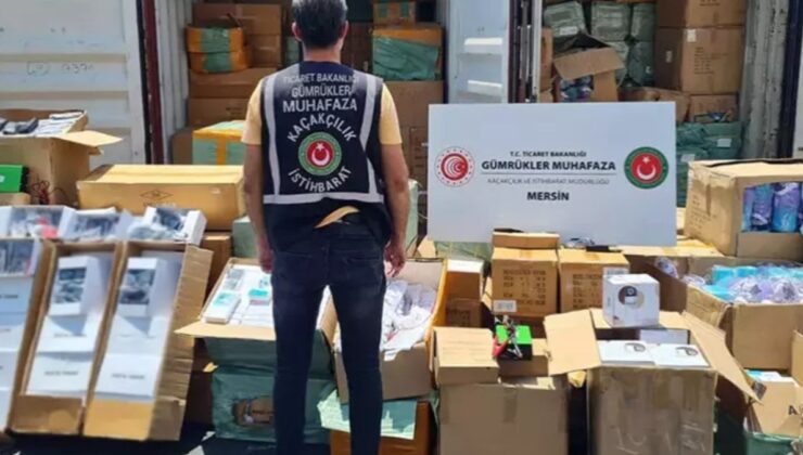 Ticaret Bakanlığı: Mersin ve İstanbul’da 521,1 Milyon Liralık Kaçak Eşya Ele Geçirildi