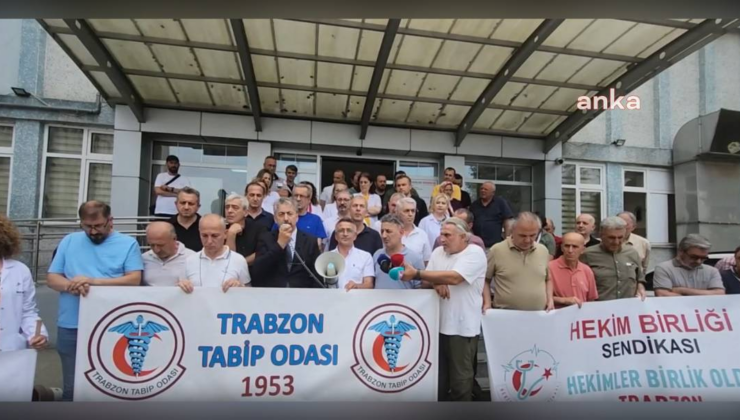 Trabzon’da Sağlık Çalışanlarına Şiddet Protesto Edildi: Ölümü Gösterip Sıtmaya Razı Eden Bu Çarpık Sağlık Sistemini Reddediyoruz!