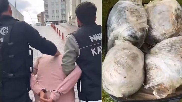 Trenle Kayseri’ye Gelen Şahsın Üzerinden 5 Kilo Uyuşturucu Çıktı