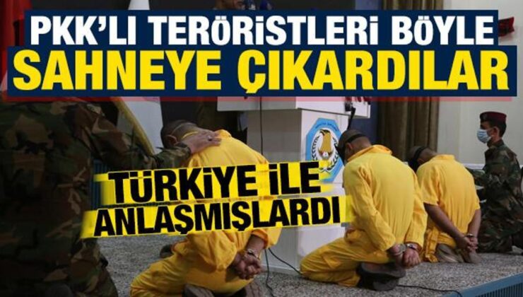 Türkiye ile Anlaşmışlardı: Pkk’lı Teröristleri Böyle Sahneye Çıkardılar…