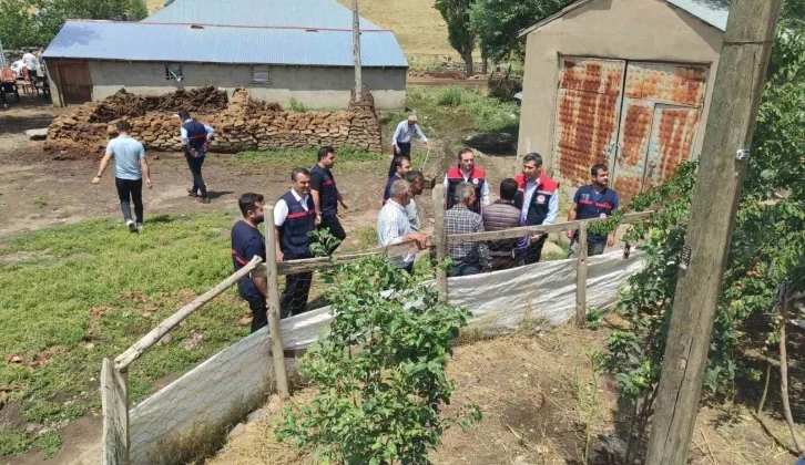 Tutak’ta Yaşanan Sel Felaketinin Ardından Hasar Tespiti