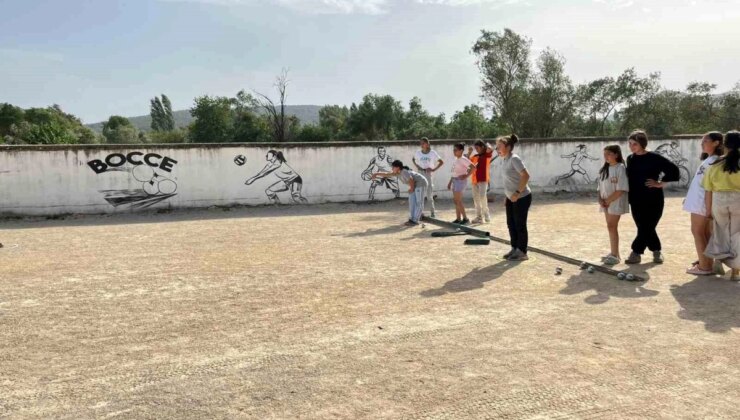 Ula’da Çocuklar Bocce Sporuyla Tanışıyor