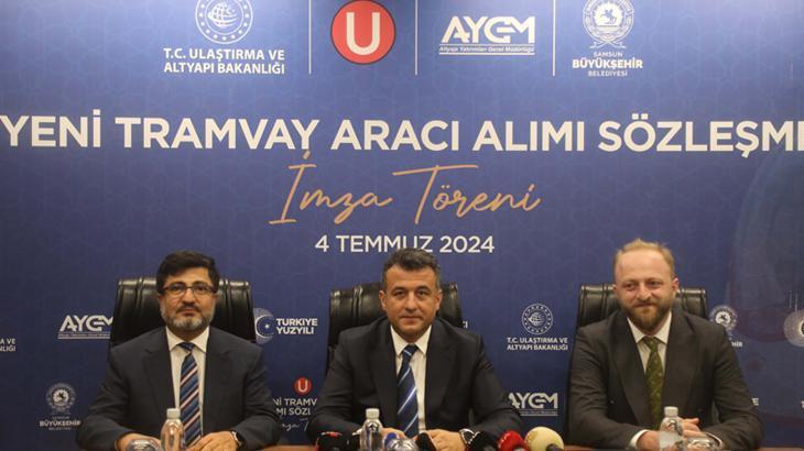 Ulaştırma Bakanlığı, Samsun’a 10 Tramvay Alacak