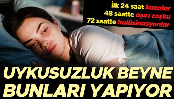 Uykusuz Kaldığınızda Beyninize Ne Olur? İşte 24, 36, 48 ve 72 Saat Boyunca Uyanık Kalırsanız Olacaklar…