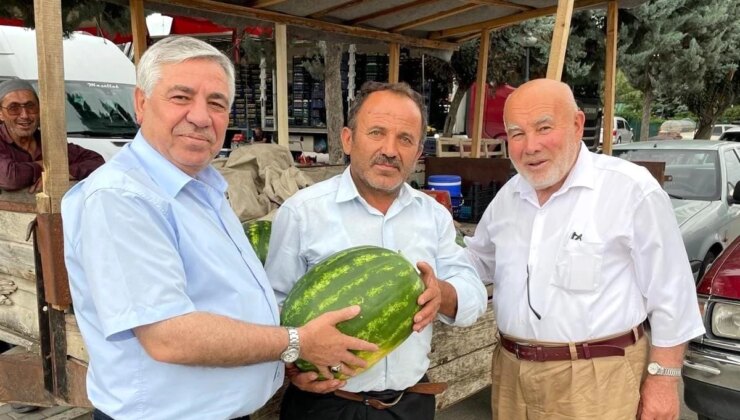 Vezirköprü’de Yerli Karpuz Tezgahlarda