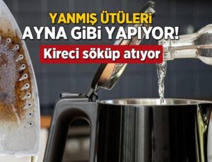 Yanmış Ütü Tabanını Ayna Gibi Yapıyor! Dakikalar İçinde Ne Varsa Söküp Atan Tüyo