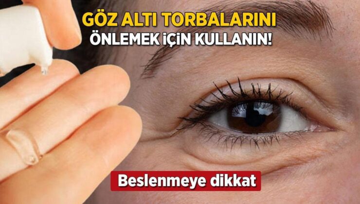 Yaşlandıkça Çöken Göz Altlarını 10 Yaş Gençleştiriyor! Tuza Veda, Retinole Merhaba