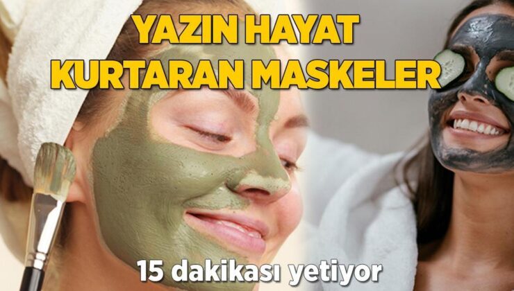 Yazın Bu Maskeler Hayat Kurtarıyor! 15 Dakika Bekletmek Yeterli