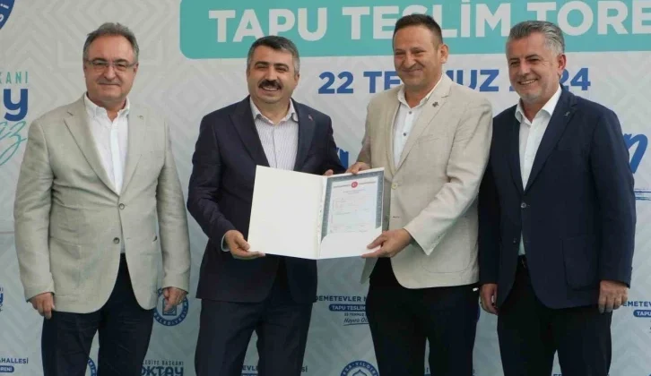 Yıldırım’da Bin 237 Hak Sahibi Tapularını Teslim Aldı