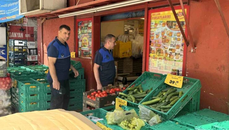 Zonguldak Belediyesi Zabıta Ekipleri Marketlere Denetim Yaptı