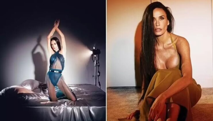 61 Yaşındaki Oyuncu Demi Moore, Interview Mecmuasının Eylül Sayısı İçin Cesaretli Pozlar Verdi