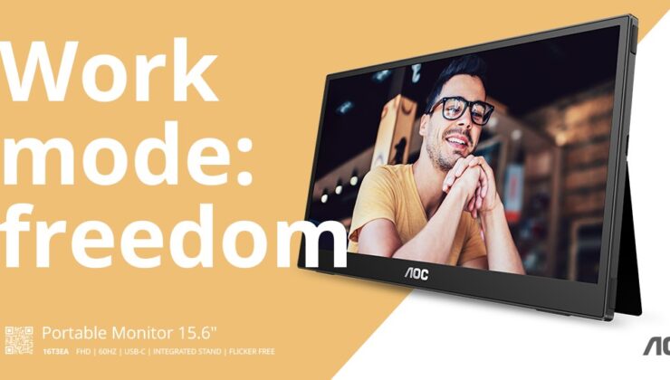 Aoc 16t3ea Taşınabilir 15.6 İnç Monitör Tanıtıldı