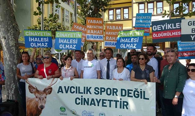 Avcılık İhalesi Bursa’da Protesto Edildi