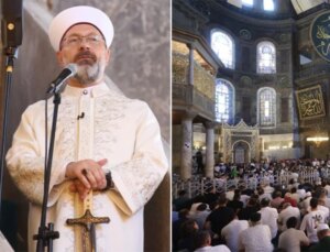 Ayasofya’nın Minberine Kılıçla Çıkan Erbaş, İsrail’e Meydan Okudu: Zalimler Kesinlikle Yenileceklerdir