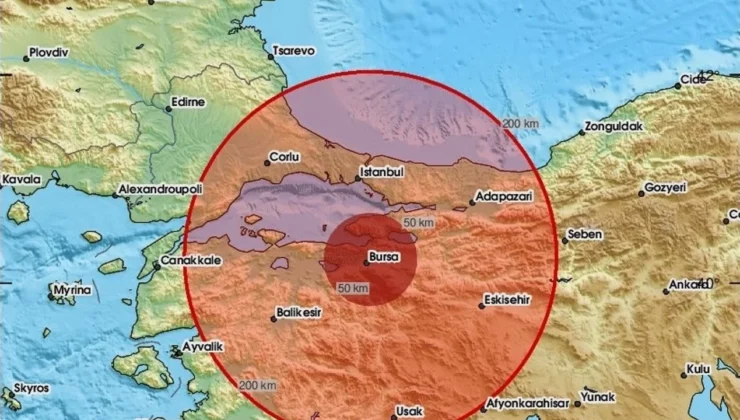 Bursa’da Deprem !