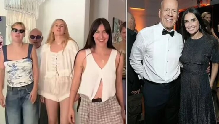 Demi Moore ve Bruce Willis’in Kızlarından Kendilerine ‘Çirkin’ ve ‘Babalarının Klonları’ Diyen Trollere Sert Karşılık