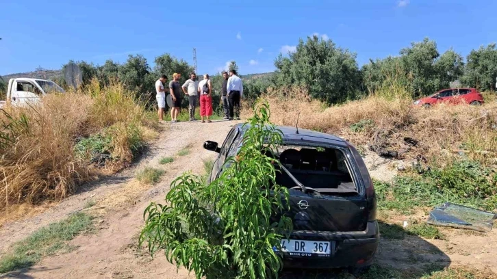 Denetimini Kaybeden Kadın Sürücü Tarlaya Uçtu