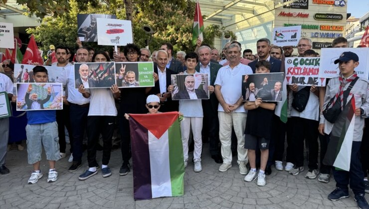 Edirne ve Tekirdağ’da Hamas’ın Siyasi Büro Başkanı İsmail Heniyye’nin Suikasta Uğraması Protesto Edildi